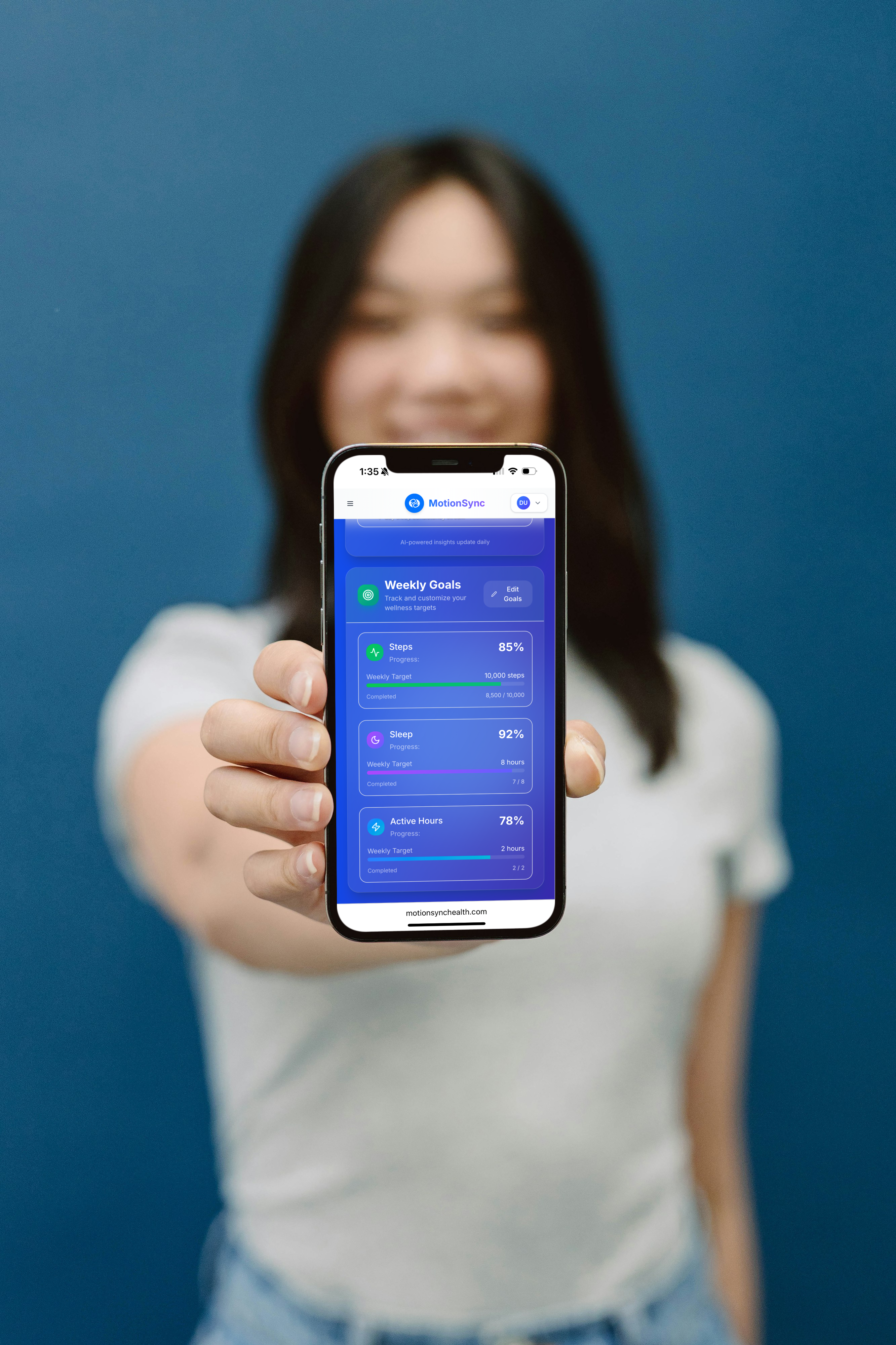 Athletic man exercising outdoors with earbuds